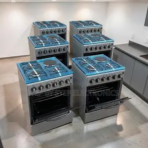Bulk Prices Glass Lid 3 Gas Burners +1 Electric Free Standing Cookers