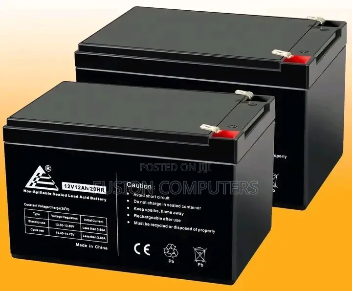 Lightwave 12V 12Ah UPS Battery (Model: LW 12AH)
