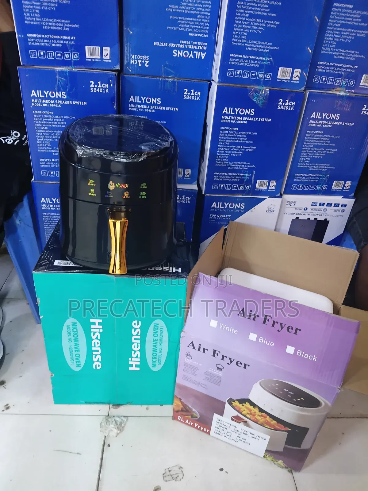 Nunix 8L Air Fryer 1400W – Digital Touch Control