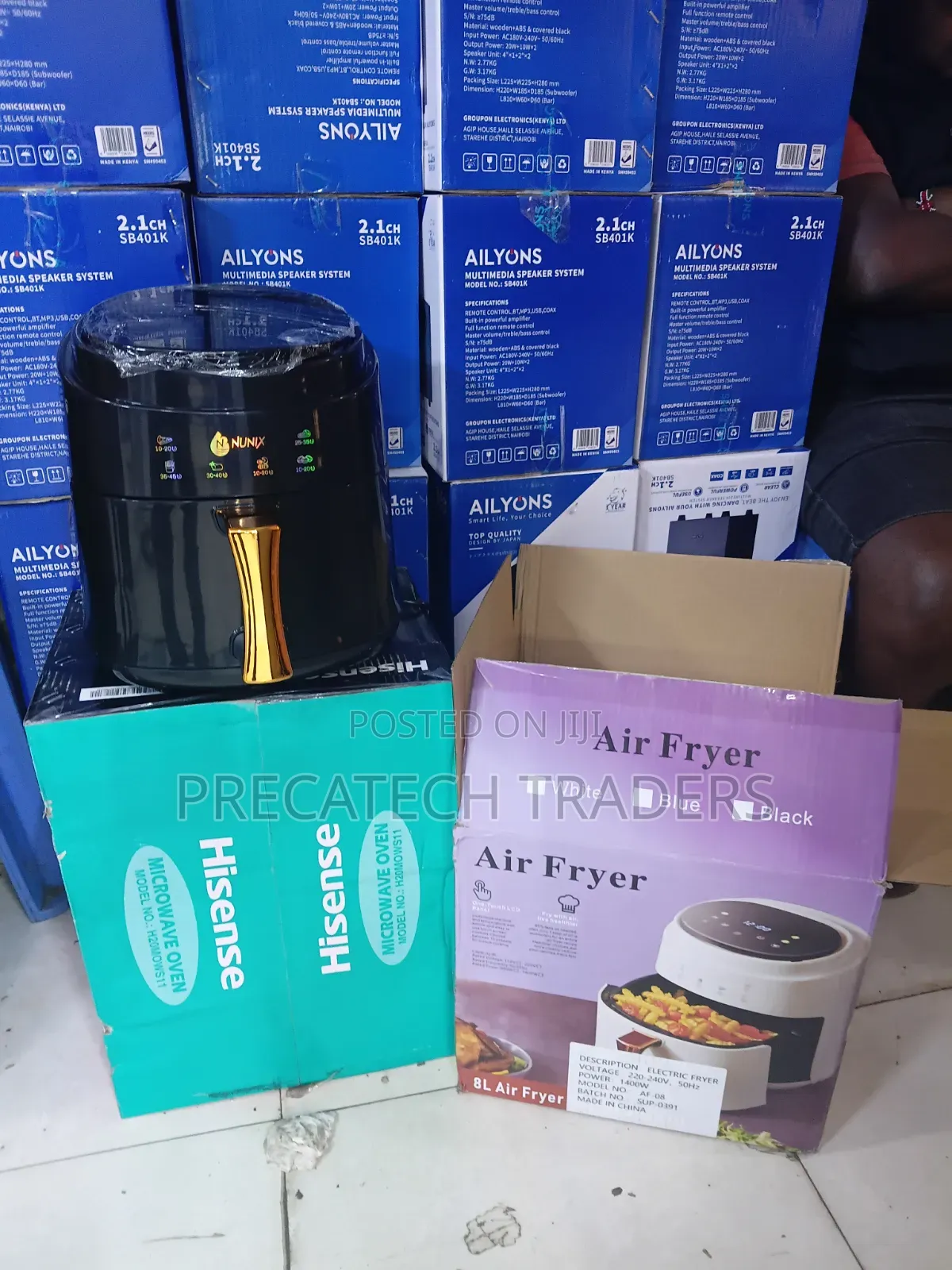 Nunix 8L Hot Air Fryer – Digital Touch Control