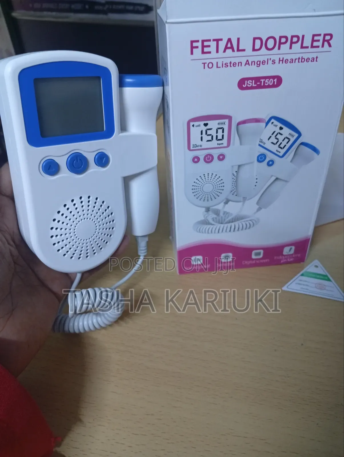 Handheld Fetal Doppler – Pregnancy Baby Heart Rate Monitor