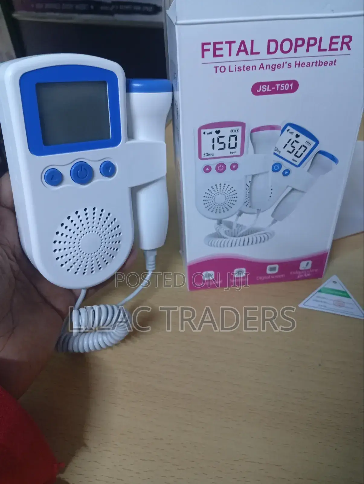 Handheld Fetal Doppler – Pregnancy Baby Heart Rate Monitor