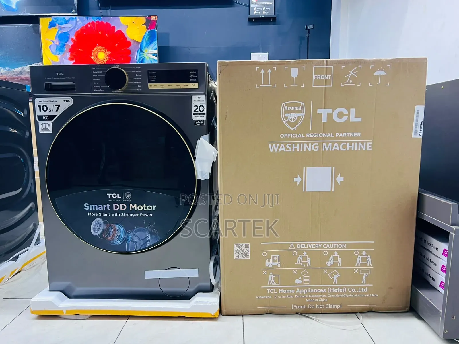 TCL C311WDG 10.5Kg With 7Kg Front Load Washing Machine