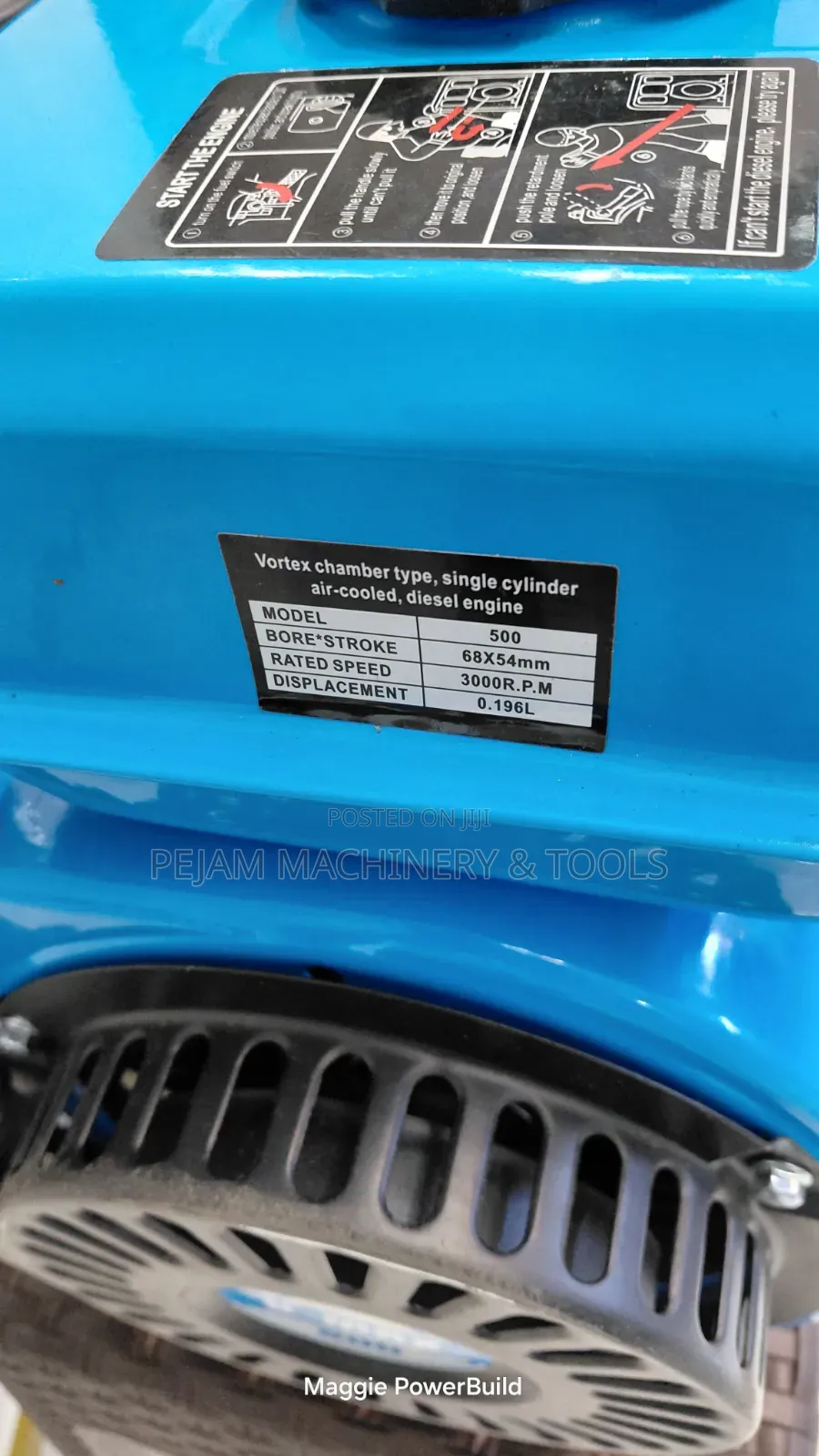 K-Max 7.5HP Air-Cooled Single-Cylinder Diesel Engine