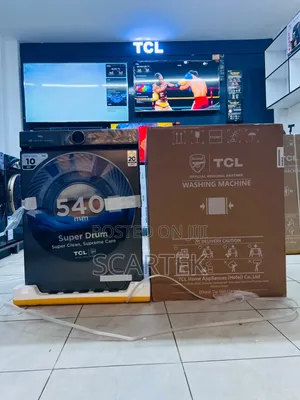 TCL C510FLG 10kG. Wash and Spin. AUTO DOS and SUPER-DRUM .