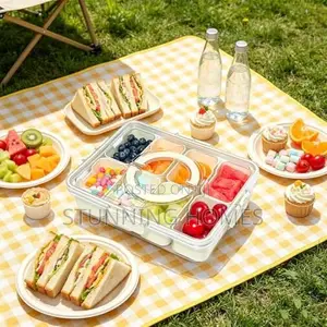 8 Compartment Snacks Dish