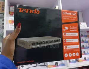 Tenda 8 Port PoE Security Camera Switch