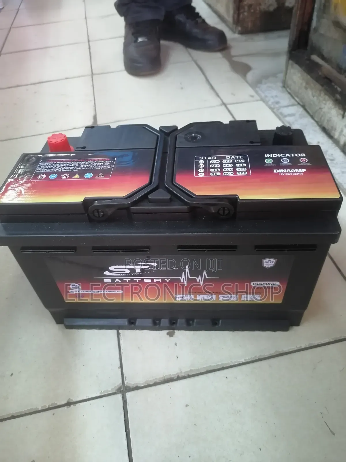 St Power Din80.12v/80ah Sealed Automotive Car Bayyery