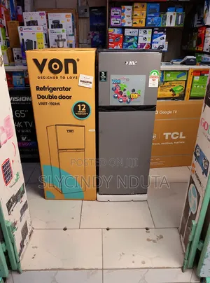 Von Fridge 136L 19DHS Direct Cool Double Door