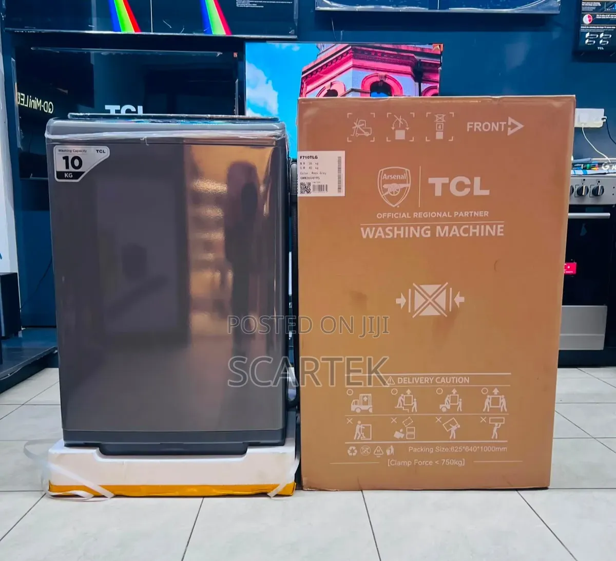 TCL F710tlg 10kg . Top Load . Fully Automatic. Non-Inverter.