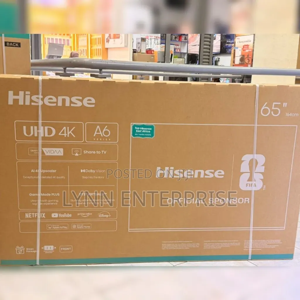 Hisense 65a6 Uhd Smart Frameless 65 Inches