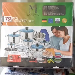 72 Pieces Marwaa Cookware Set