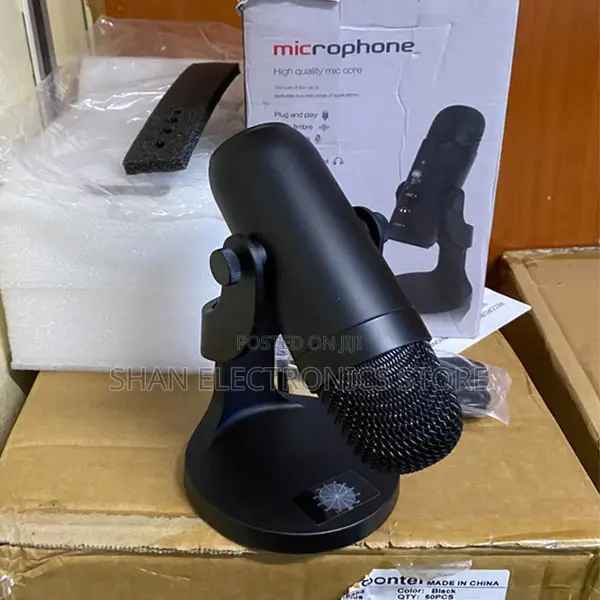 Crystal-Clear Sound Table Microphone With Voice Cancellation