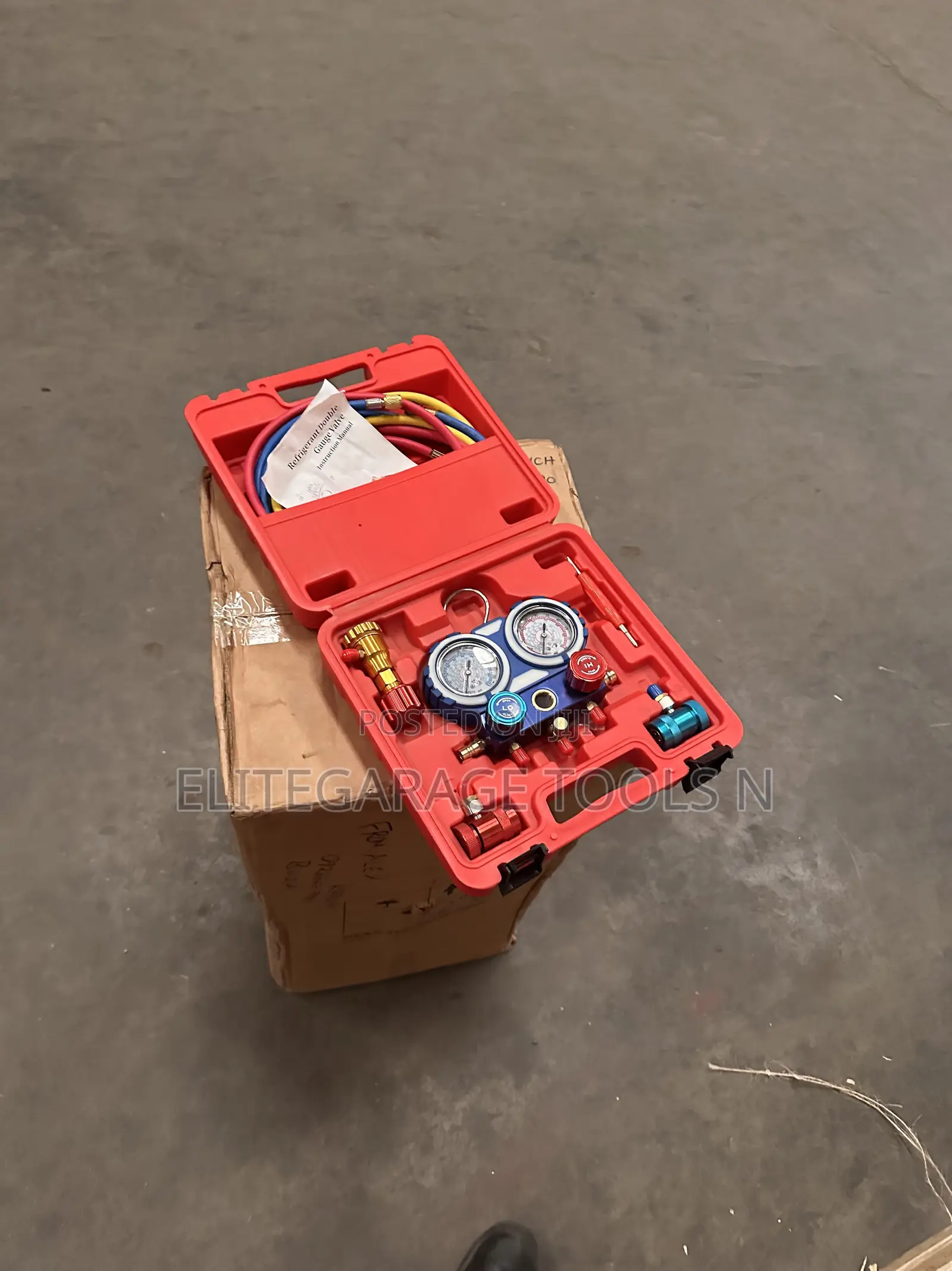 High Quality Refrigerant Double Gauge Valve/AC Meter