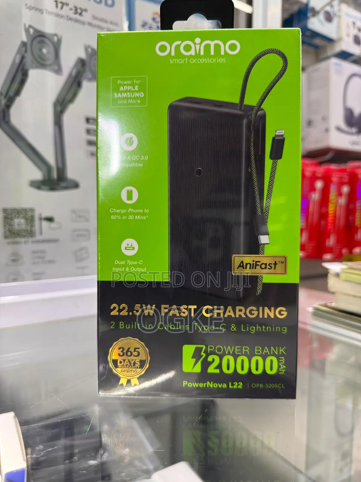 Oraimo PowerNova L22 20000mAh Power Bank