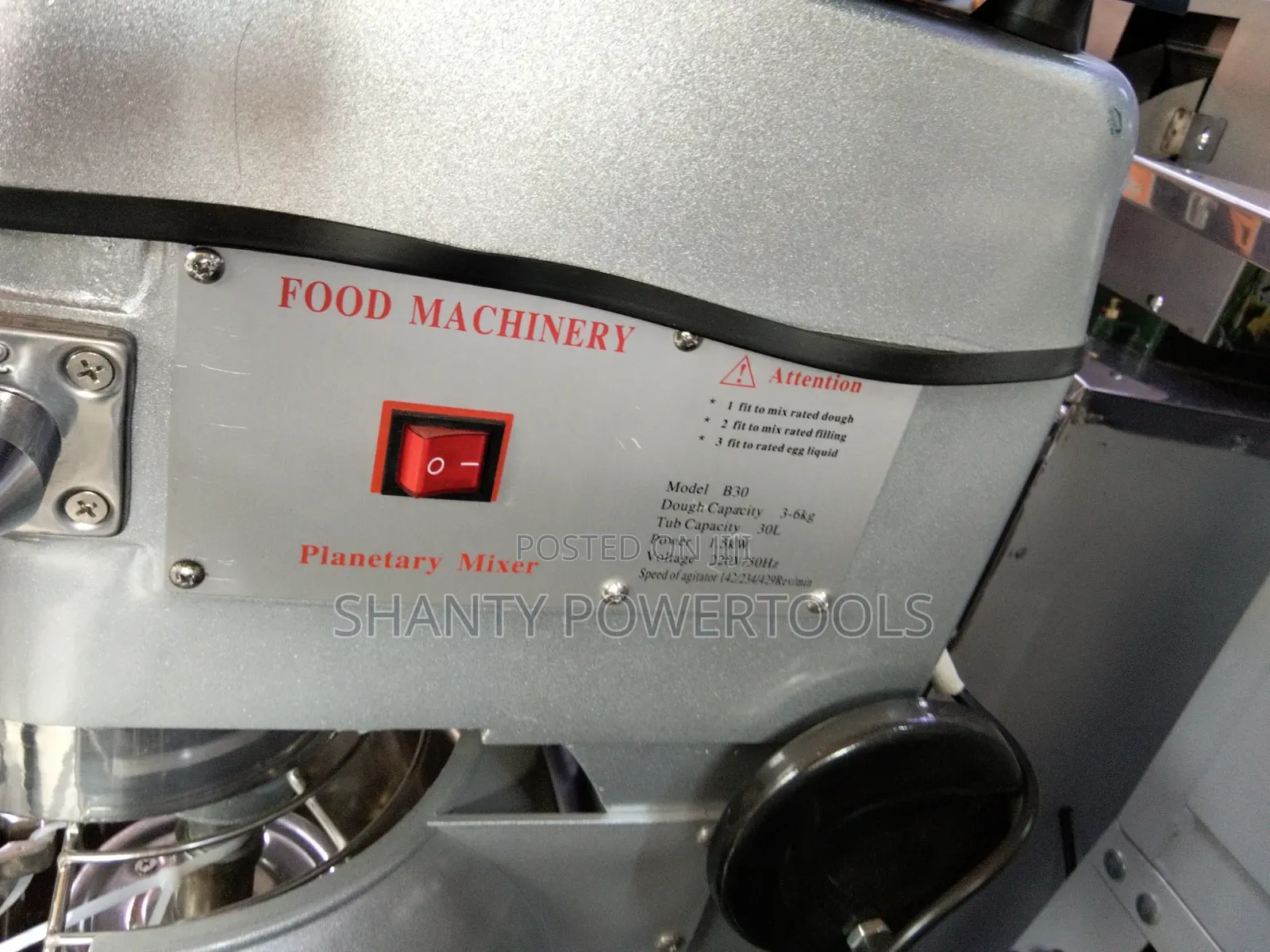 Original Food Machinery/Planetary Mixer 30lts