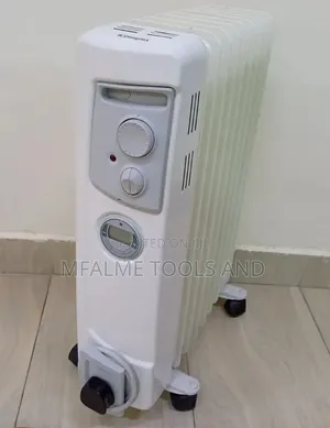 Ex-Uk Dimplex Electric Oil-Filled Column Room Heater