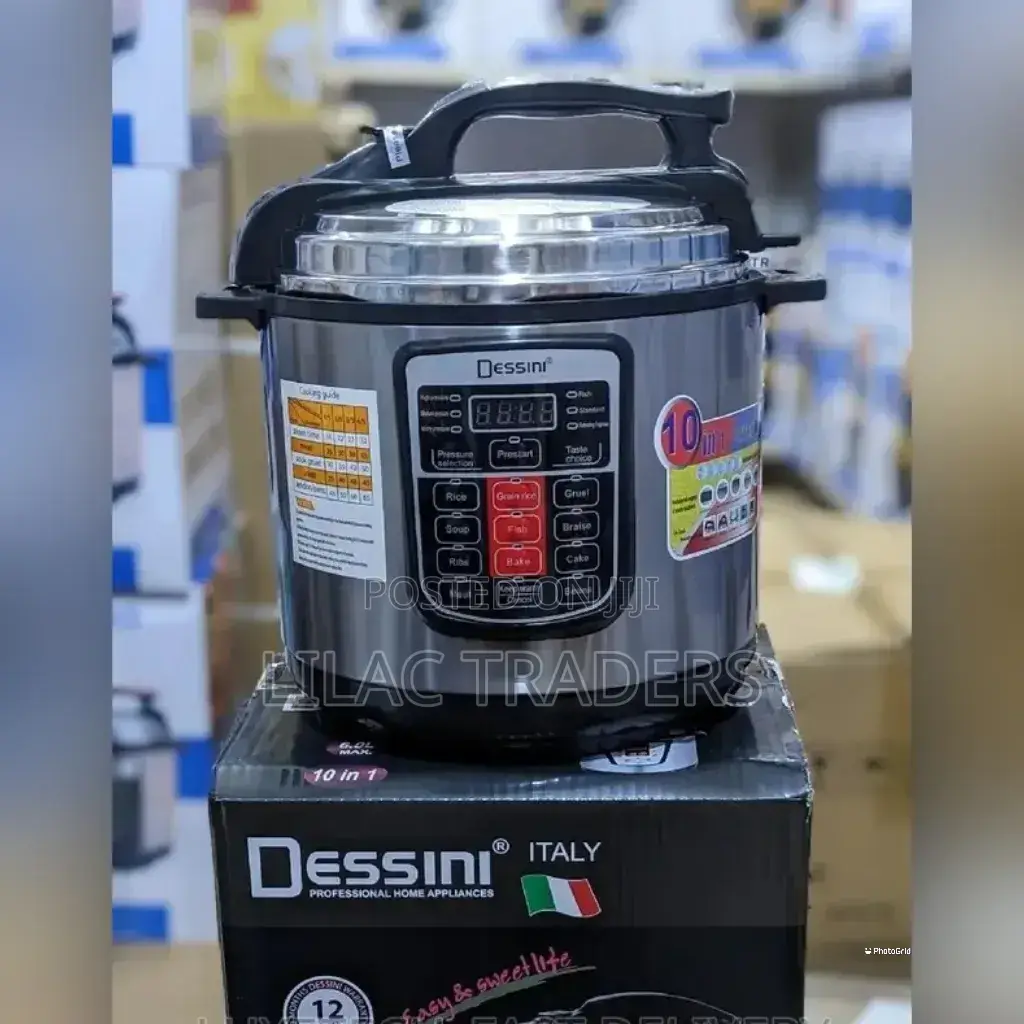 Electric Dessini Pressure Cooker 6 L