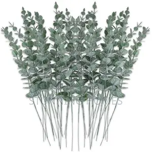10 Stems Artificial Eucalyptus