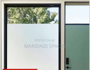 Elegant Plain Frosted Privacy Film for Glass Windows Doors