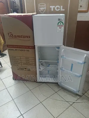 Rf 138 Ramtons 128l Double Door Fridge White