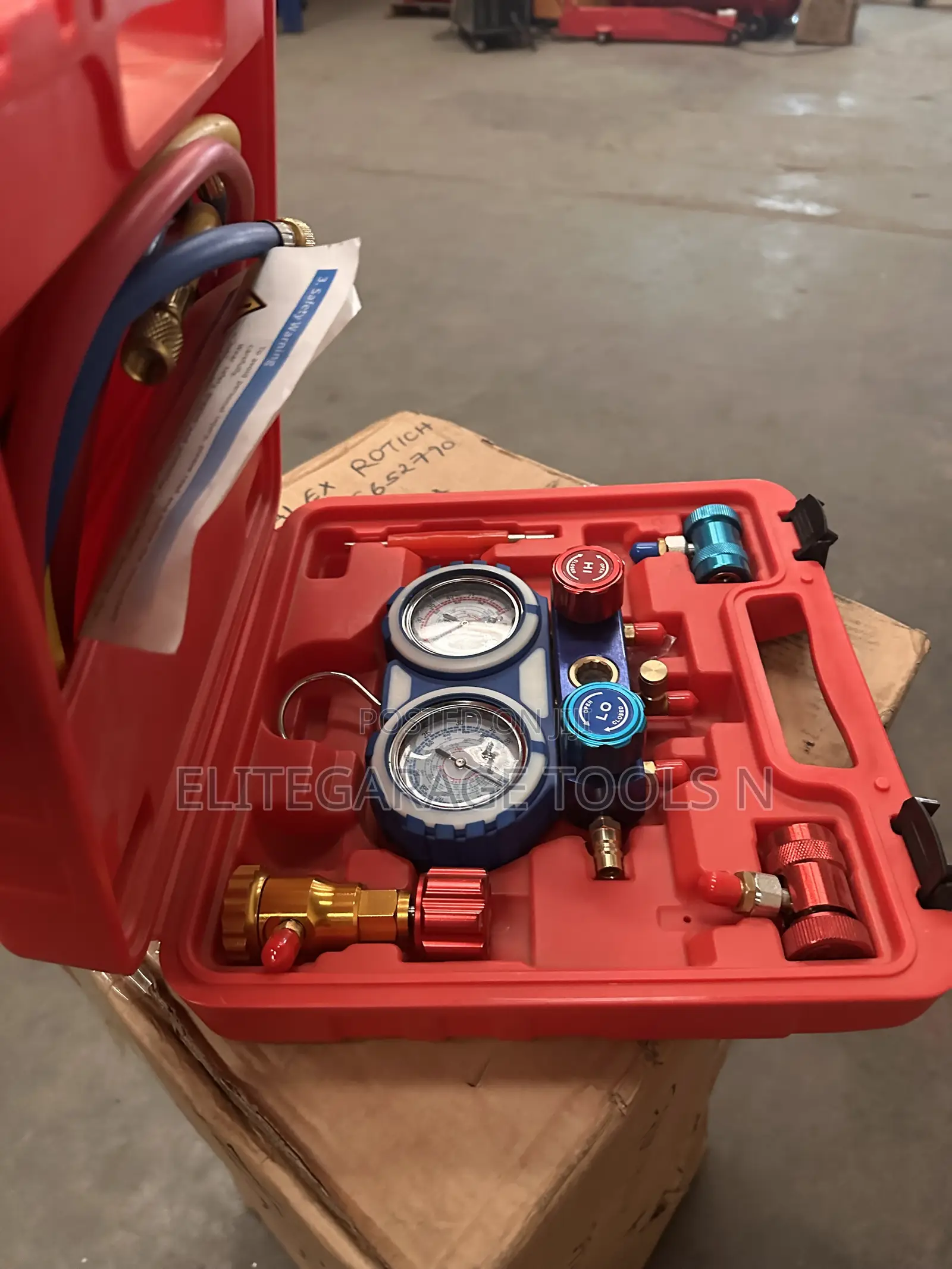 High Quality Refrigerant Double Gauge Valve