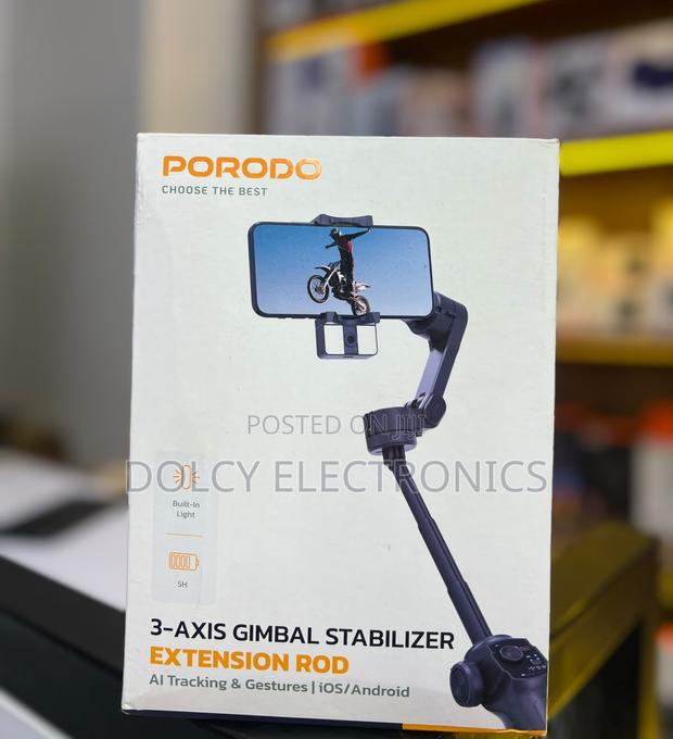 PORODO Extension Rod 3-Axis Gimbal Stablizer