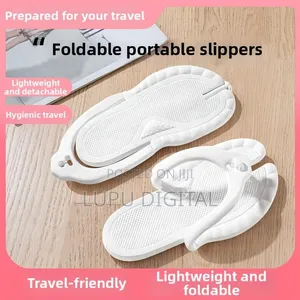 Detachable Flip Flop Foldable Bathroom Slippers