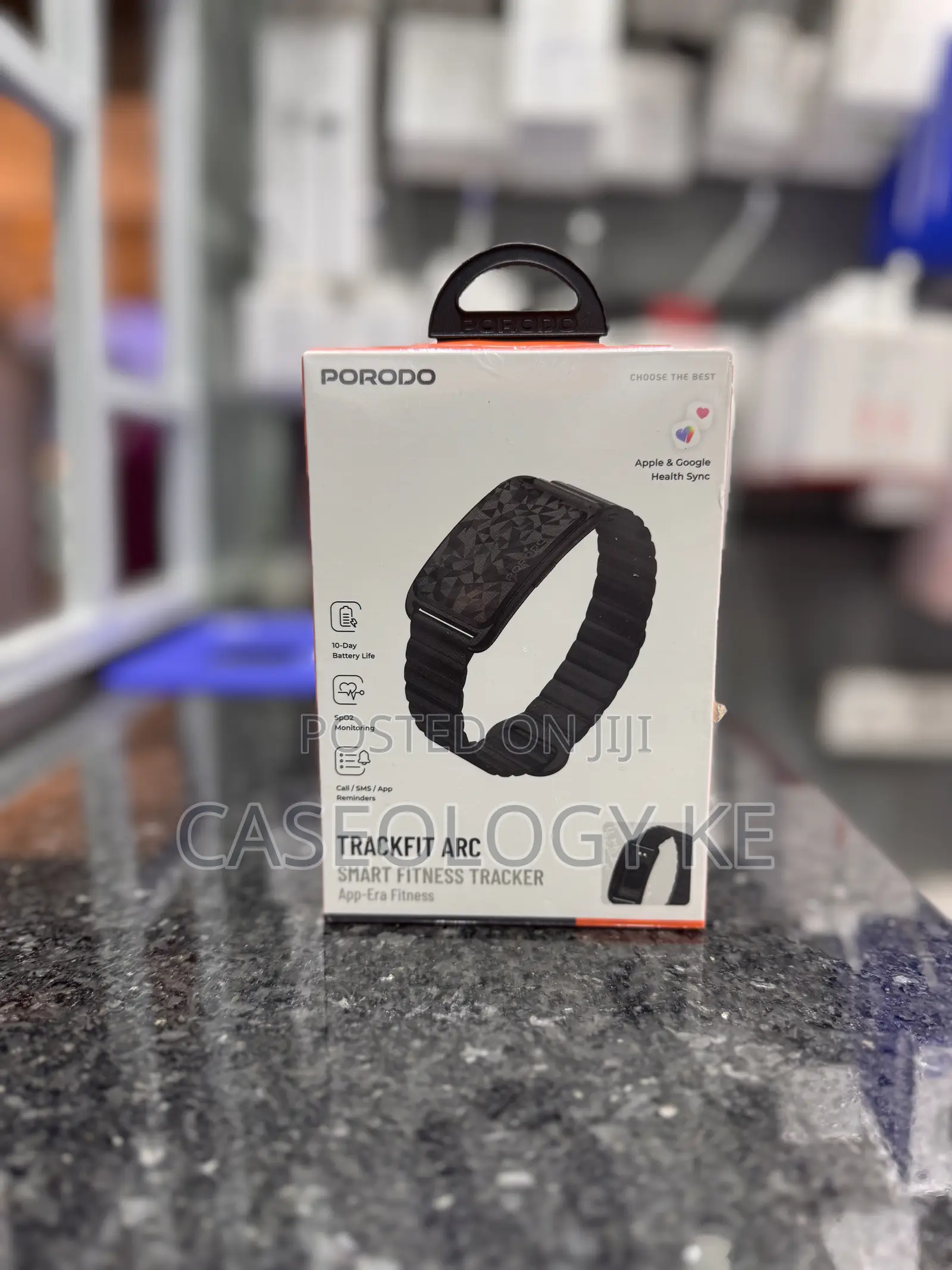 Trackfit ARC Smart Fitness Tracker (Black)