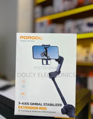 PORODO Extension Rod 3-Axis Gimbal Stablizer