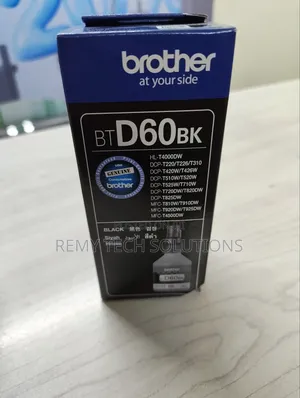 Brother BT-D60 BK Black Ink Bottle Original