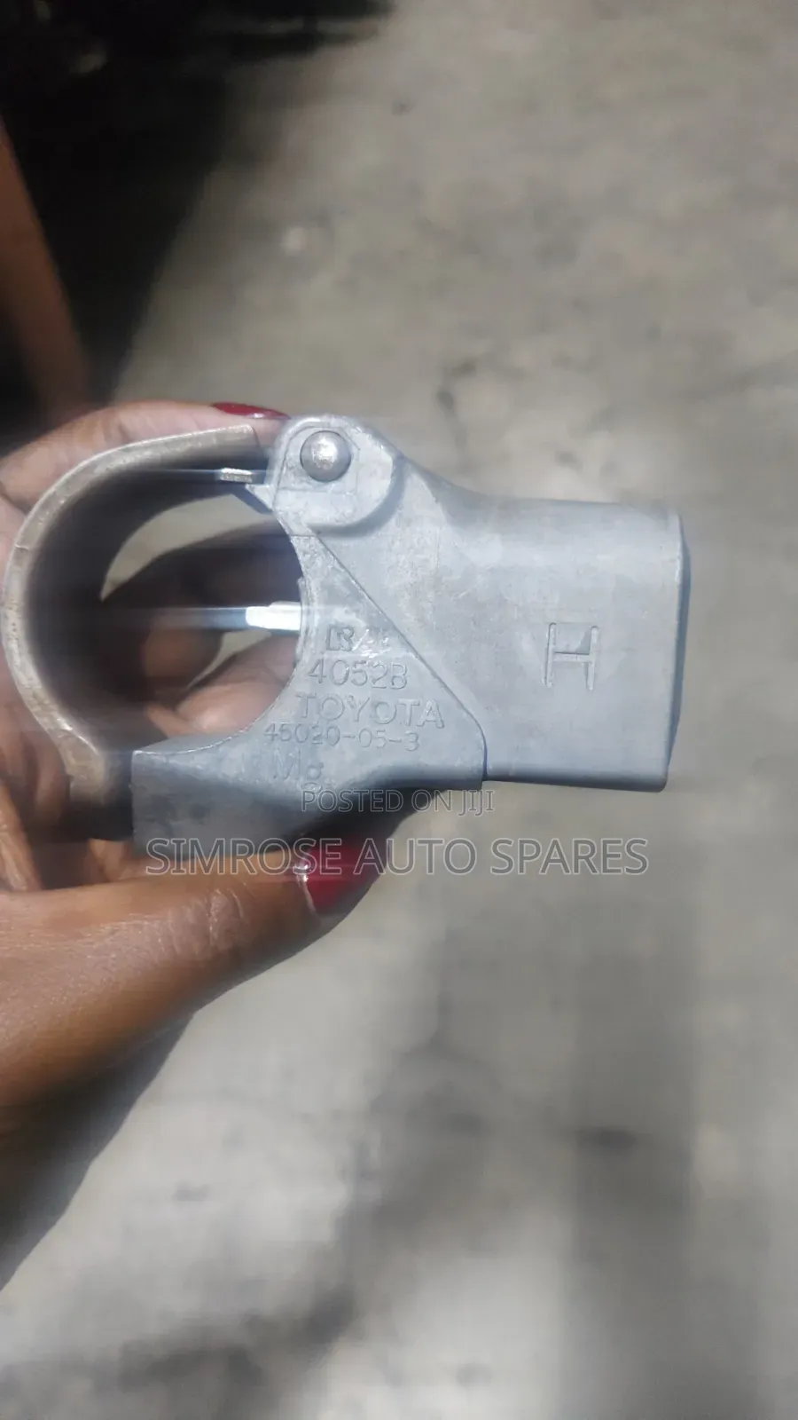 Toyota Vitz Steering Lock.