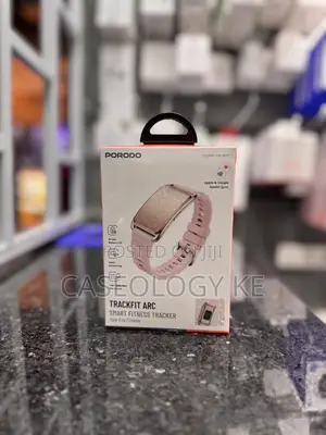 Porodo Trackfit Arc Smart Fitness Tracker (Pink)