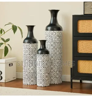 3pcs Metallic Vases