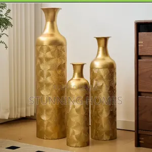 3pcs Metallic Vases