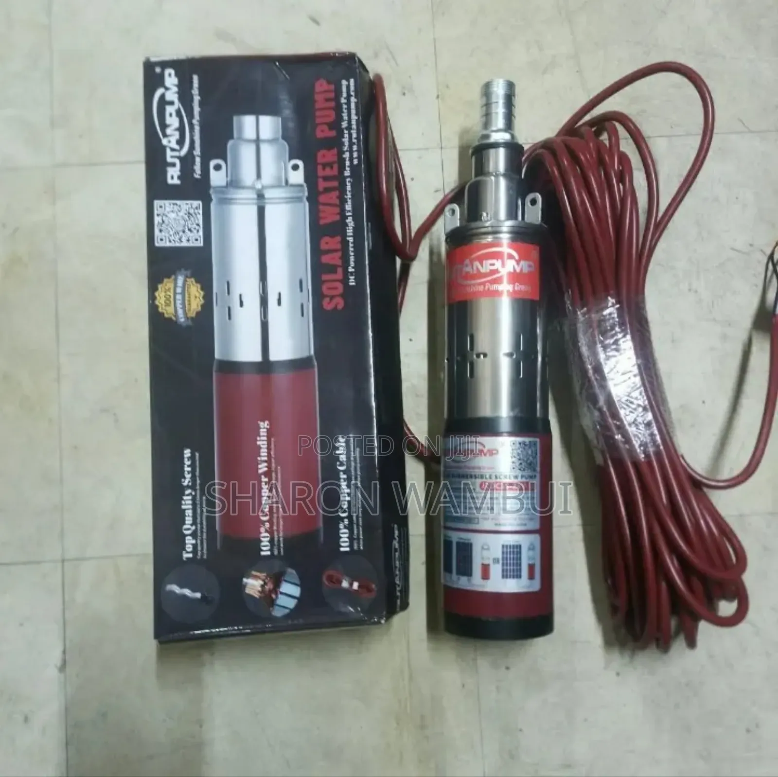 Solar Rutan 250W ,50M Water Pump/250w 50M Rutan Water Pump