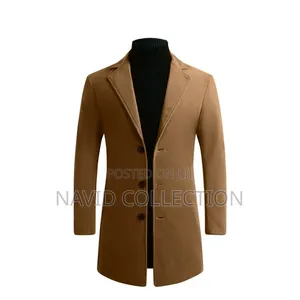 Mens Elegant Long Coat
