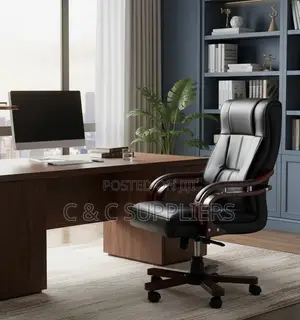 Ergonomic Leather Office Chair