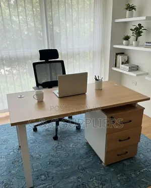 Advanced Modern Brown Study Desk-10cm