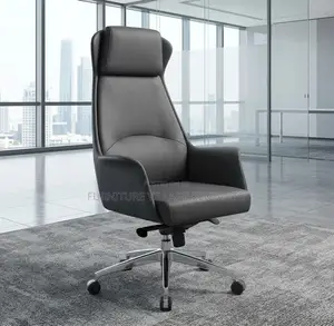 Office Chair; High Back Leather Boss Executive Seat