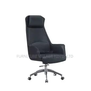 Office Chair; High Back Leather Boss Executive Seat