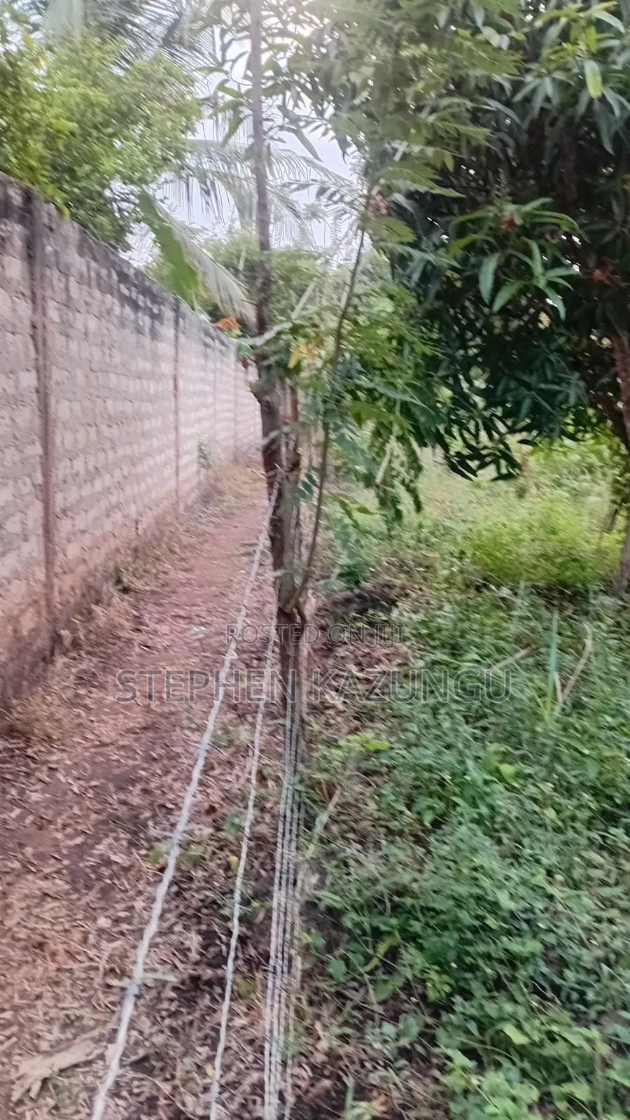 Nice 3/4 Acre Size Plot on Beach Side of Mwabungo at Mtendegwa Area.