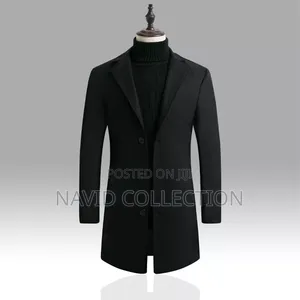 Woolen Slimfit Men Coat