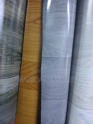 Premium Mkeka Wa Mbao – Durable PVC Flooring Roll