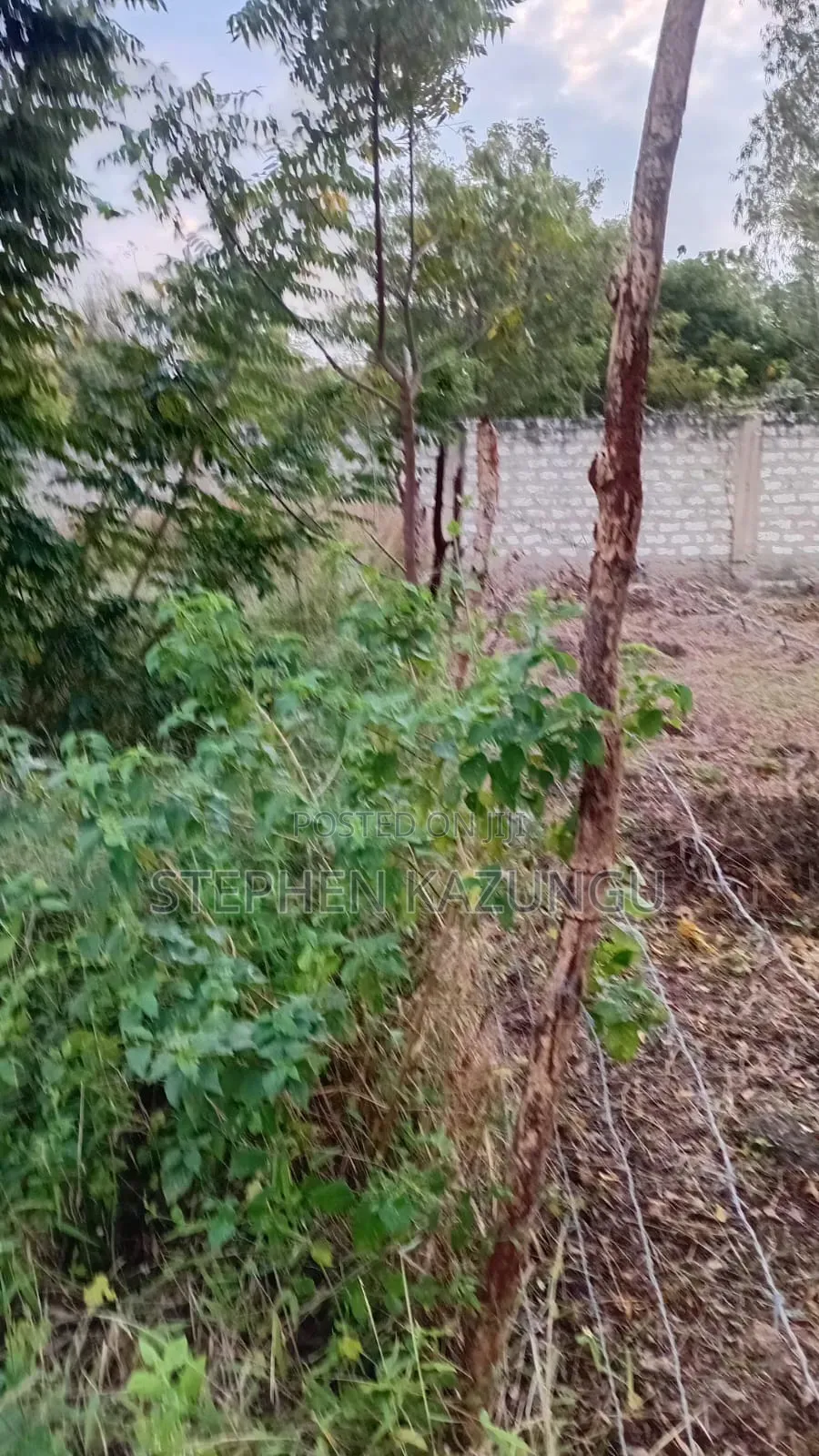 Nice 3/4 Acre Size Plot on Beach Side of Mwabungo at Mtendegwa Area.