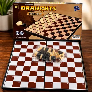 Large Magnetic Draughts Checkers Board Game