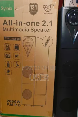 Syinix All in One 2.1 Powerful Bass Multimedia Speaker Syn2890fsb