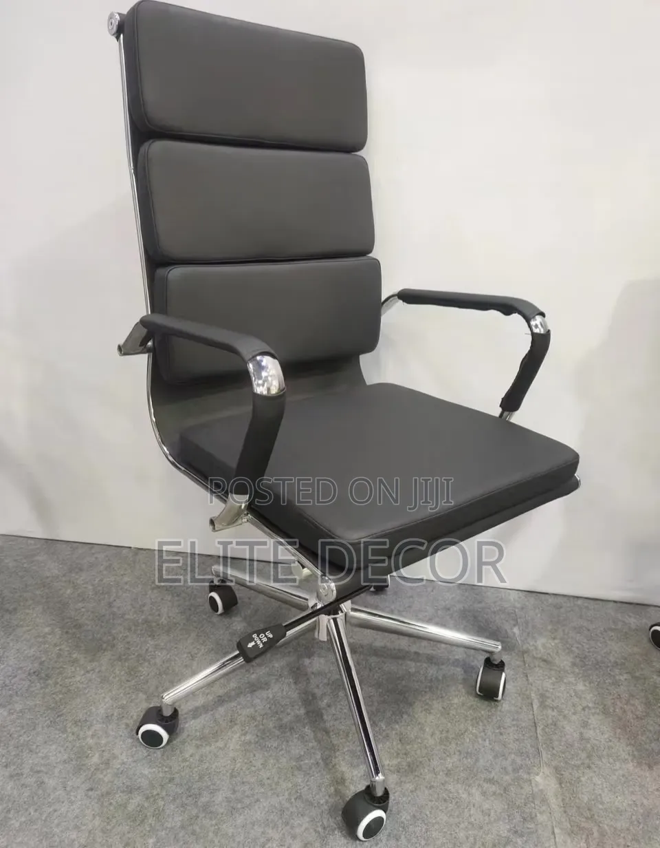 Executive Leather Office Chair – Premium High-Back Office Seat