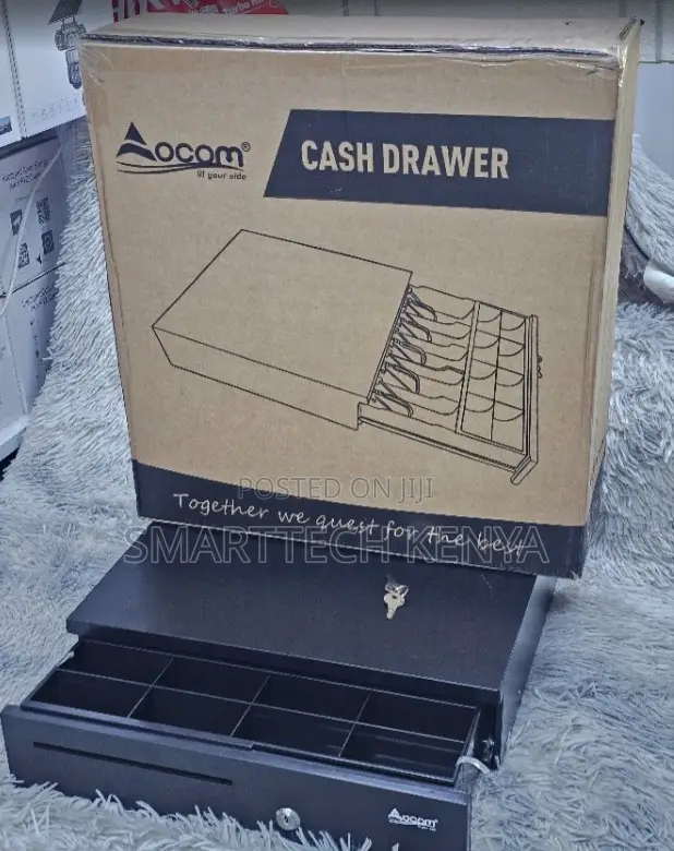 Metal Cash Drawer for Point of Sale Machine With Key Lock