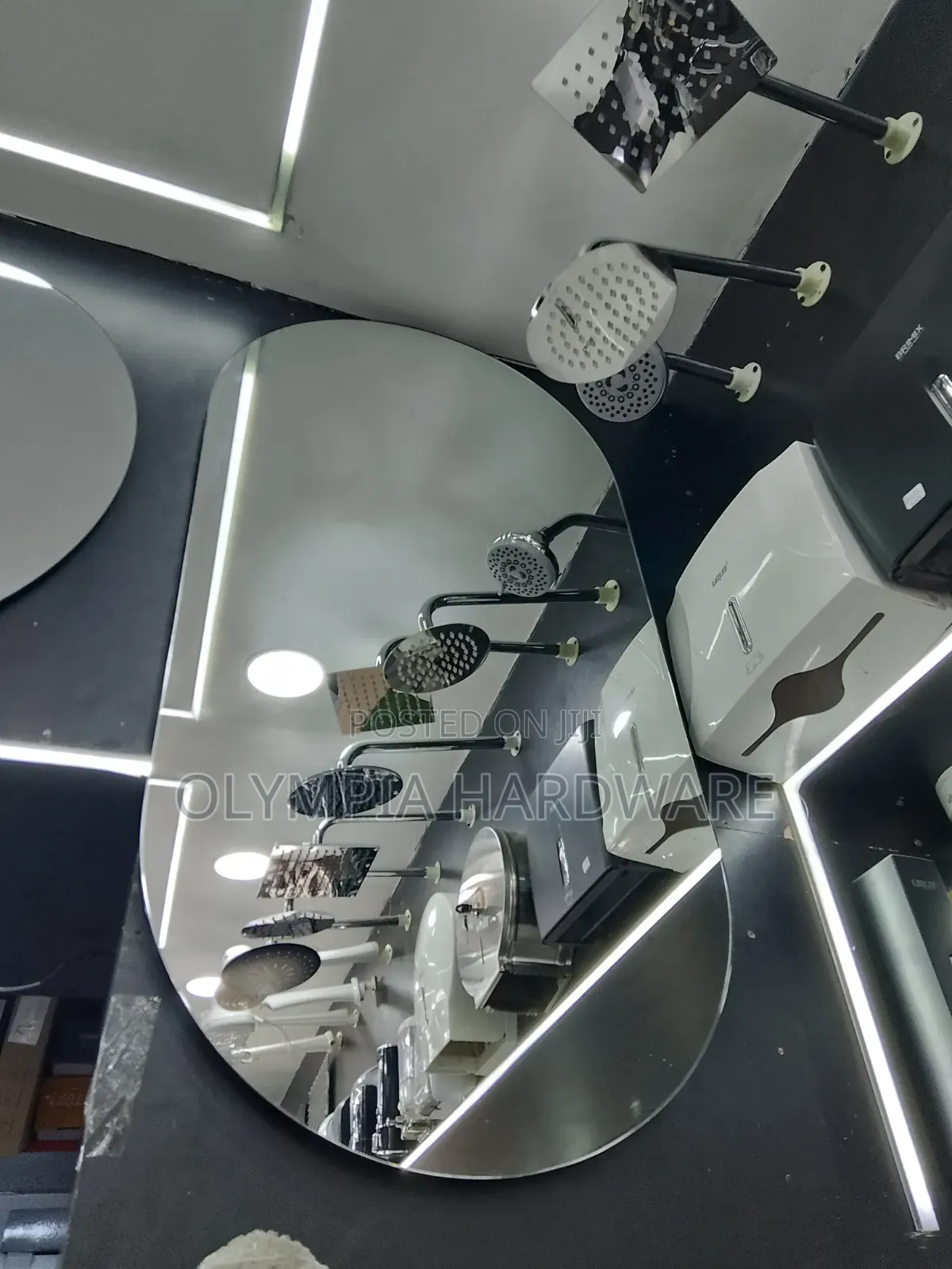 LED Mirror Oval (50x100cm